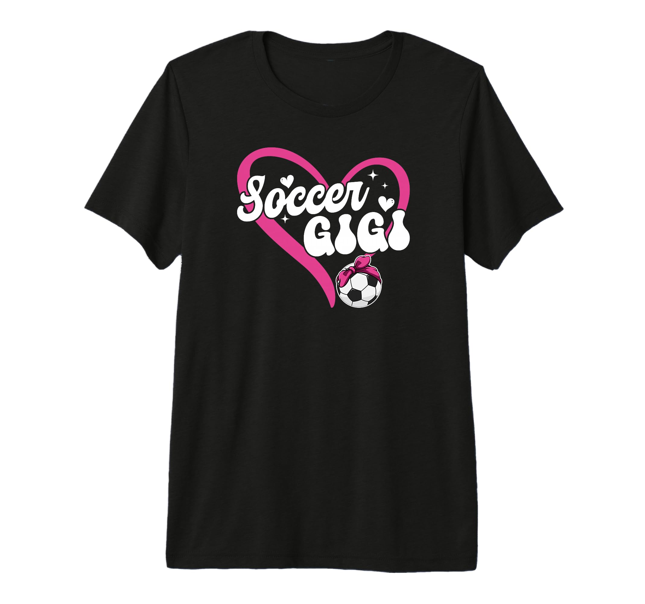 Soccer Gigi Grandma Heart Gigi Soccer T-Shirt - Unique Graphic for Adults