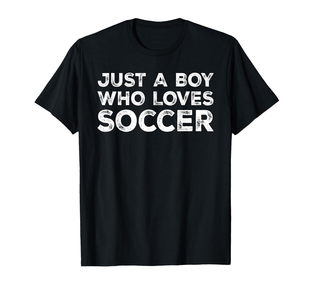 Just Who Loves Soccer Soccer Lover T-Shirt - Unique Graphic Men Women
