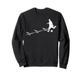 Soccer Heartbeat Funny Soccer Sweatshirt - Fun Novelty Design Men Women