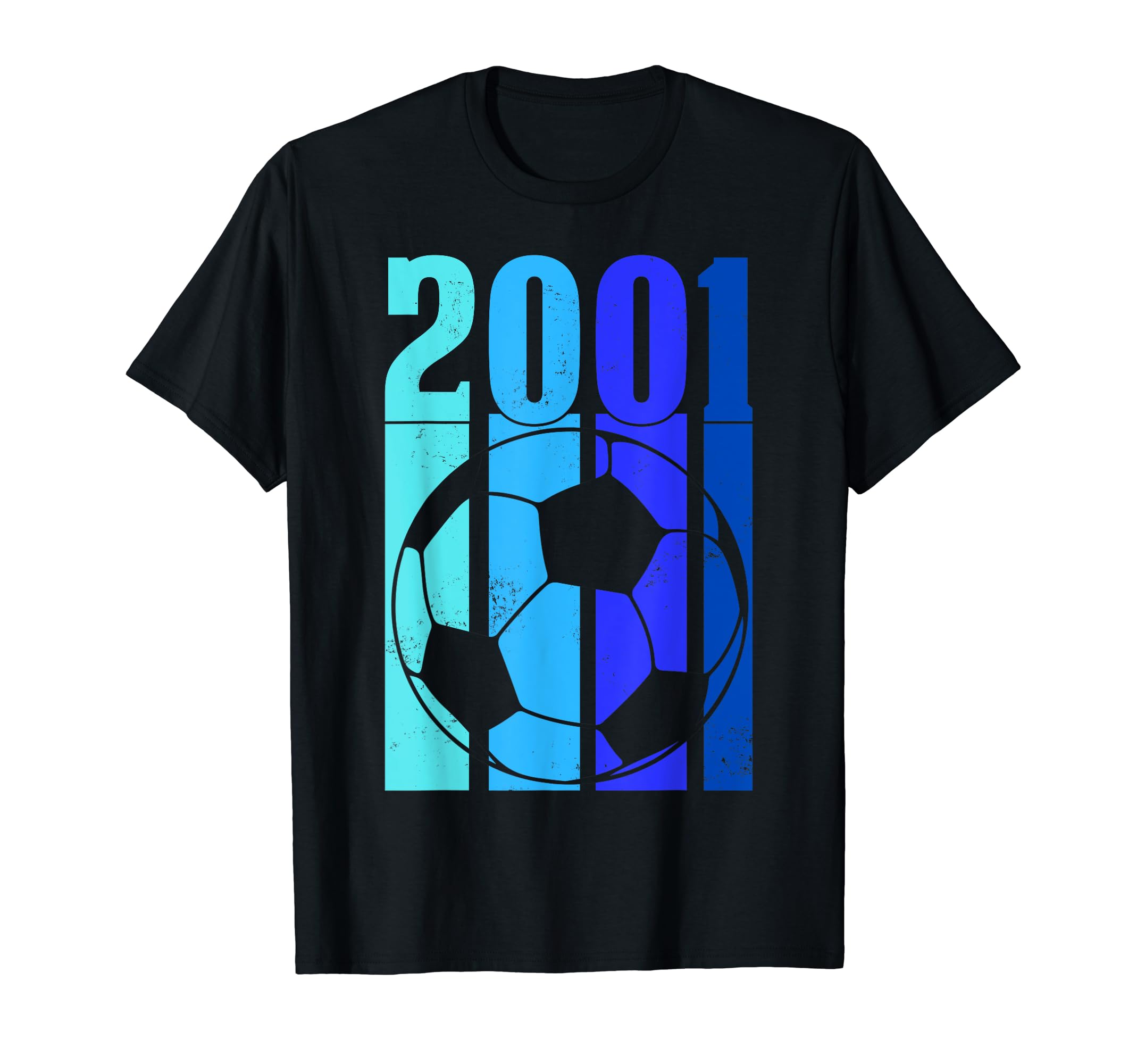 2001 Soccer T-Shirt - Unique Graphic Unisex