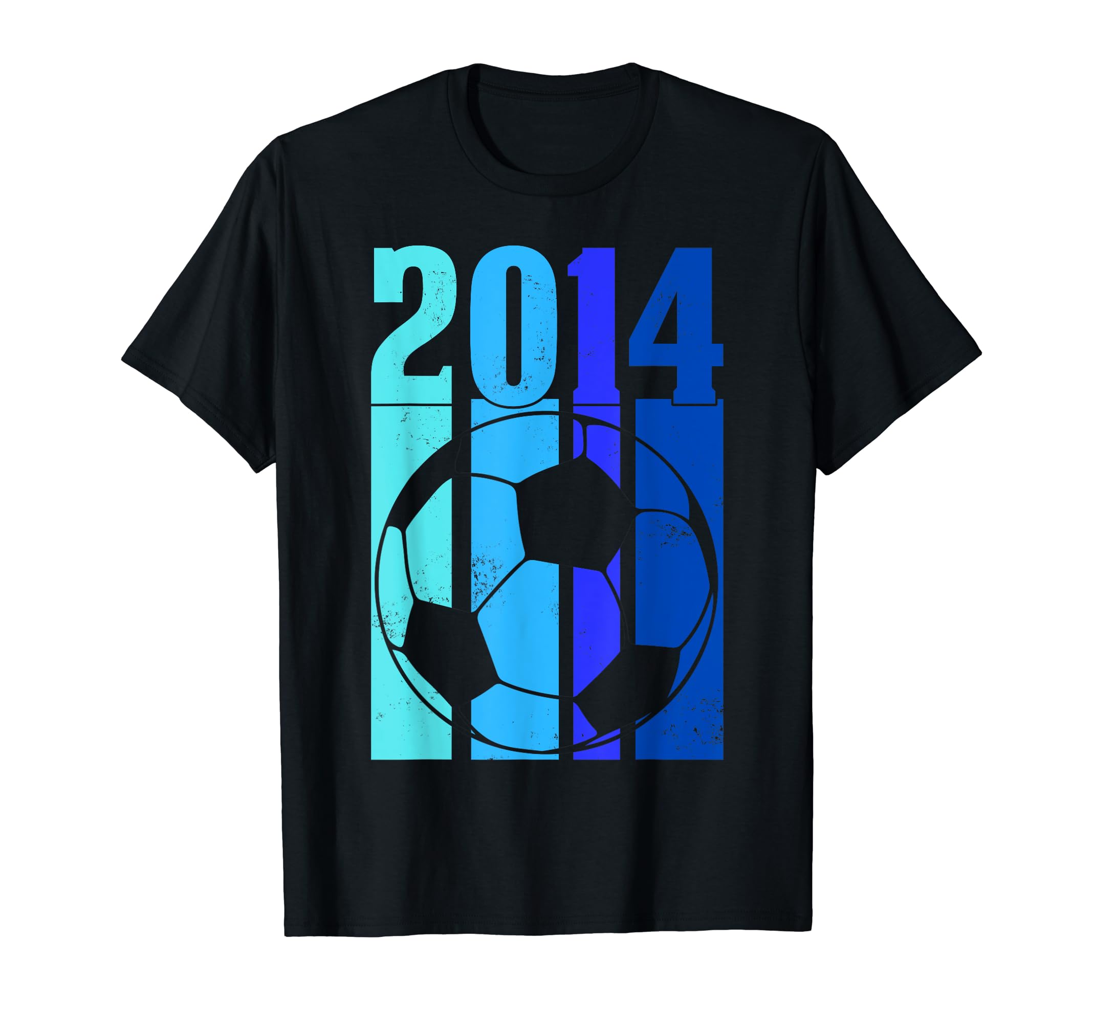 2014 Soccer Player T-Shirt - Minimalist Print for Adults