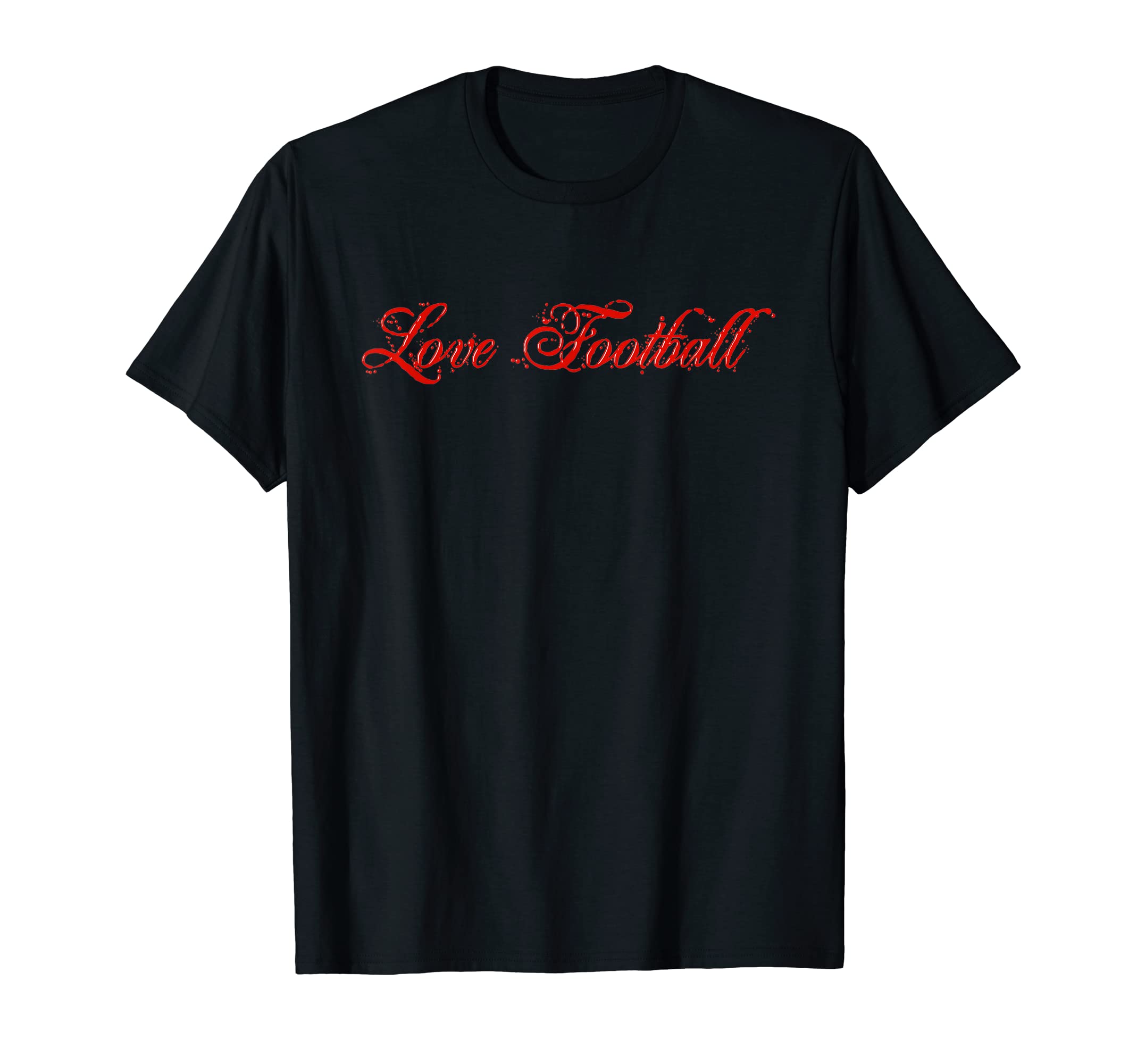 Love Football Soccer T-Shirt - Minimalist Print Men Women