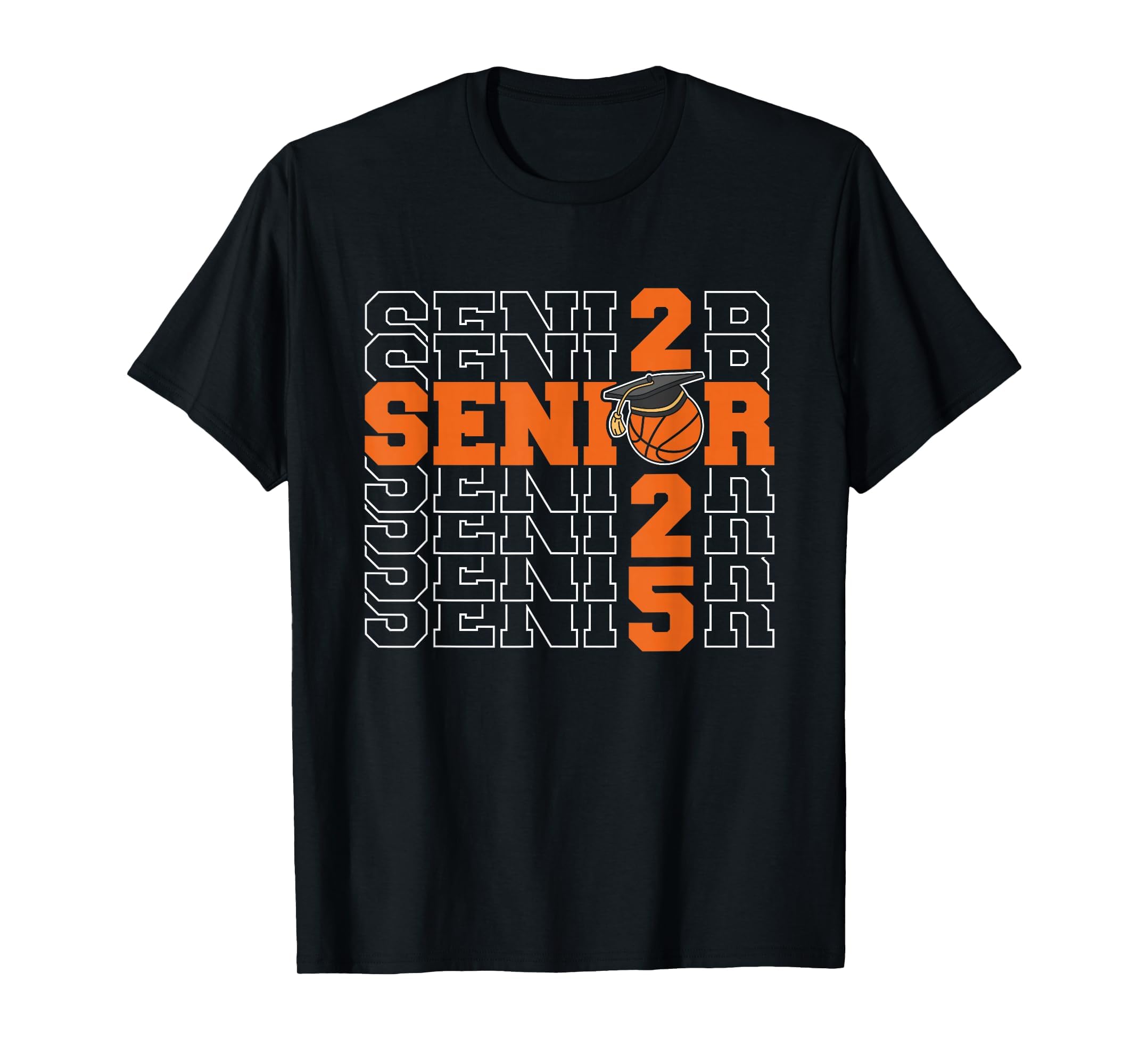 Class 2025 Basketball Senior Night T-Shirt - Custom Art Print Unisex