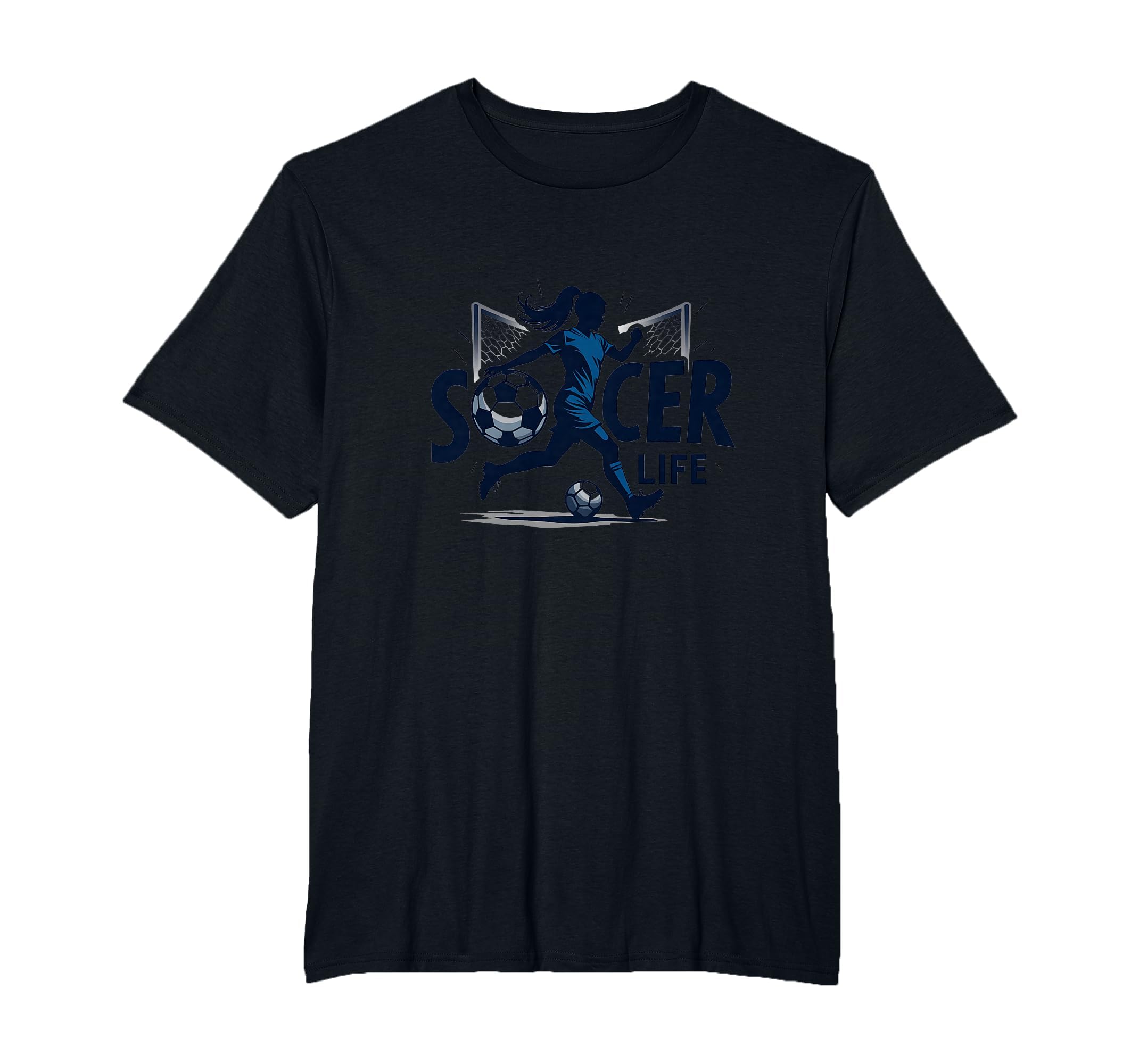Soccer Is Life Womens Passion T-Shirt - Custom Art Print for Adults