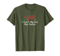 Flowers Red I Cant My Son Has Soccer T-Shirt - Aesthetic Graphic Unisex