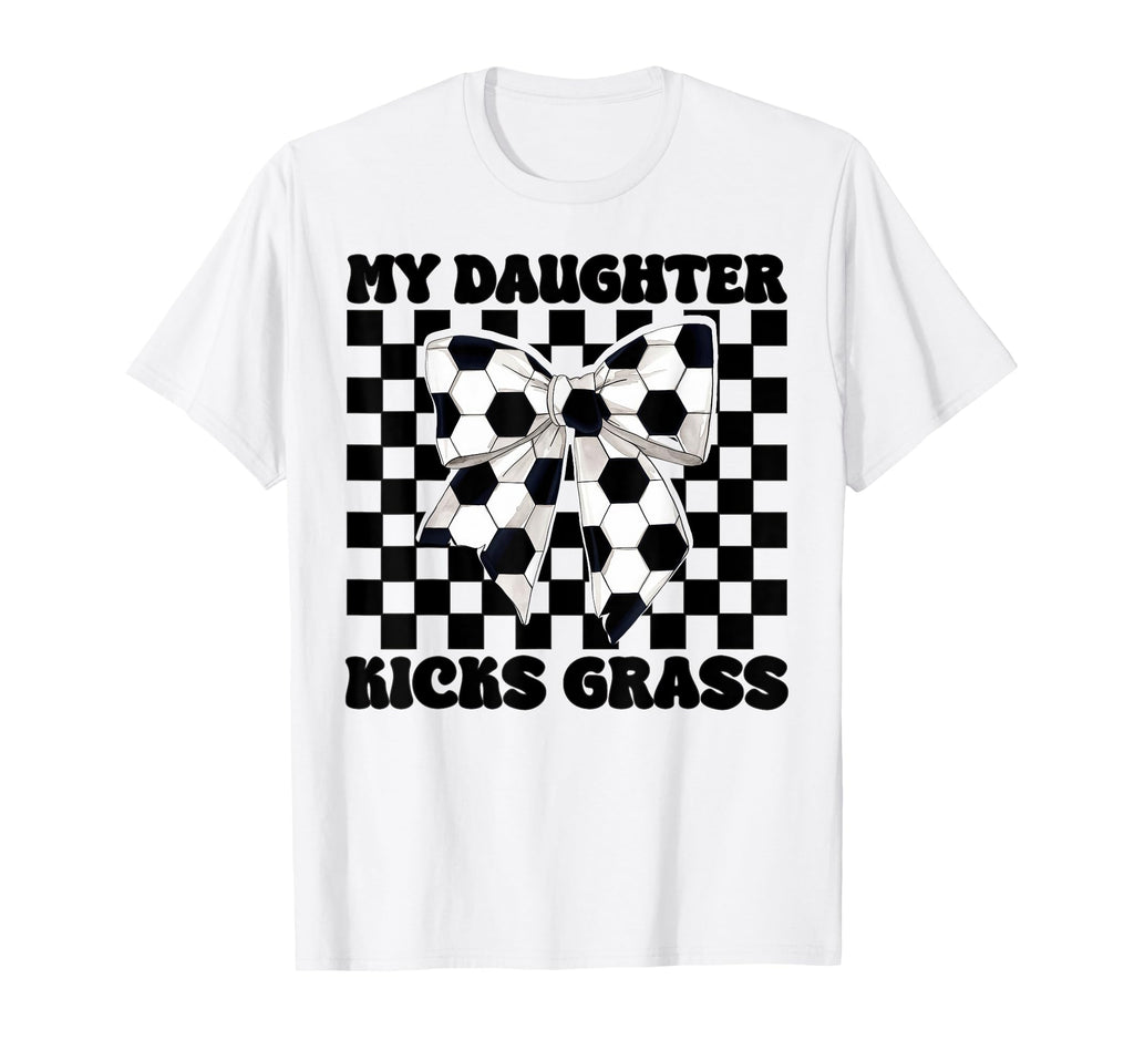 Soccer Mom Mama Mothers Day My Daughter T-Shirt - Unique Graphic Unisex
