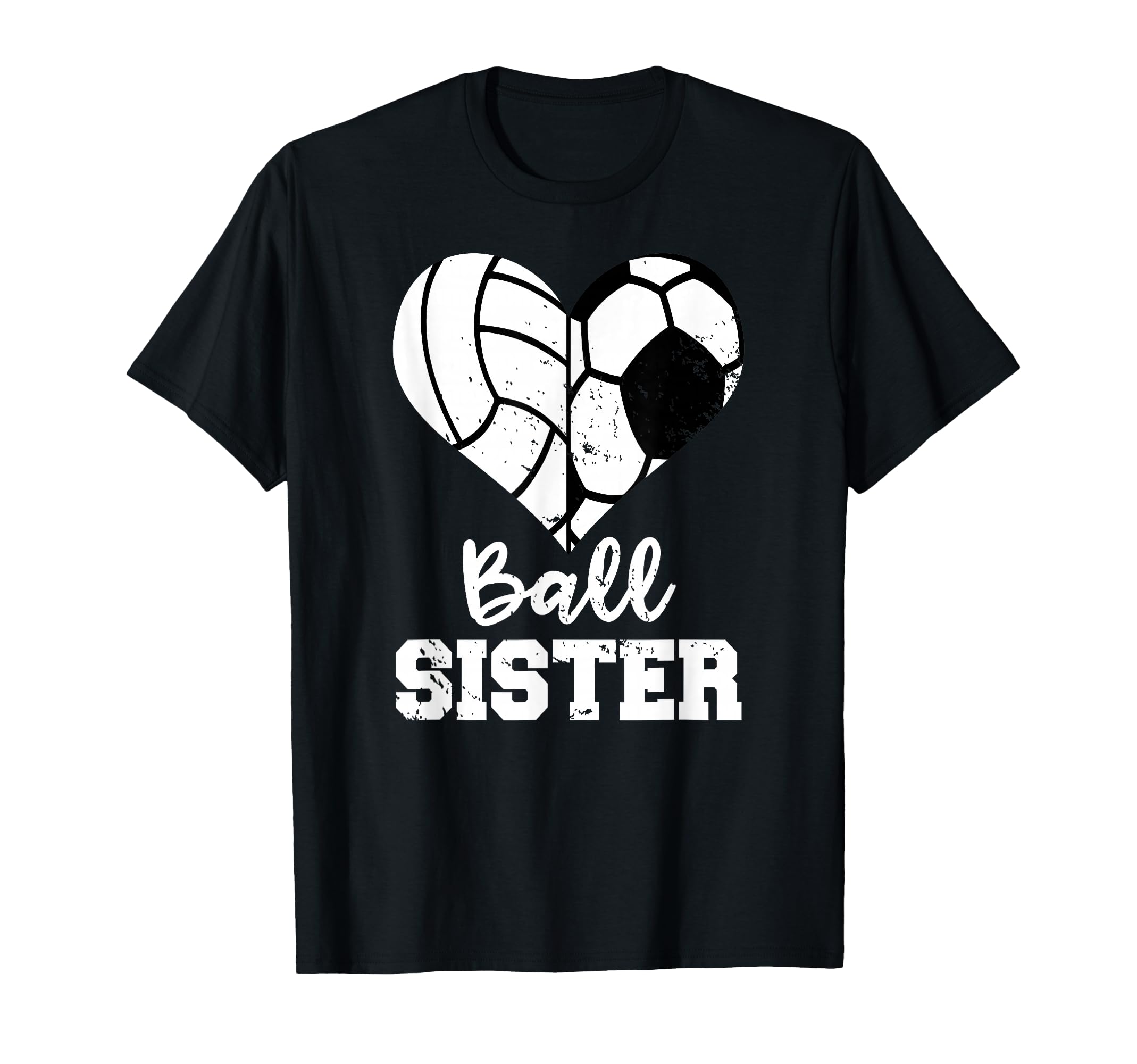 Soccer Volleyball Sister Funny Ball T-Shirt - Streetwear Style for Adults
