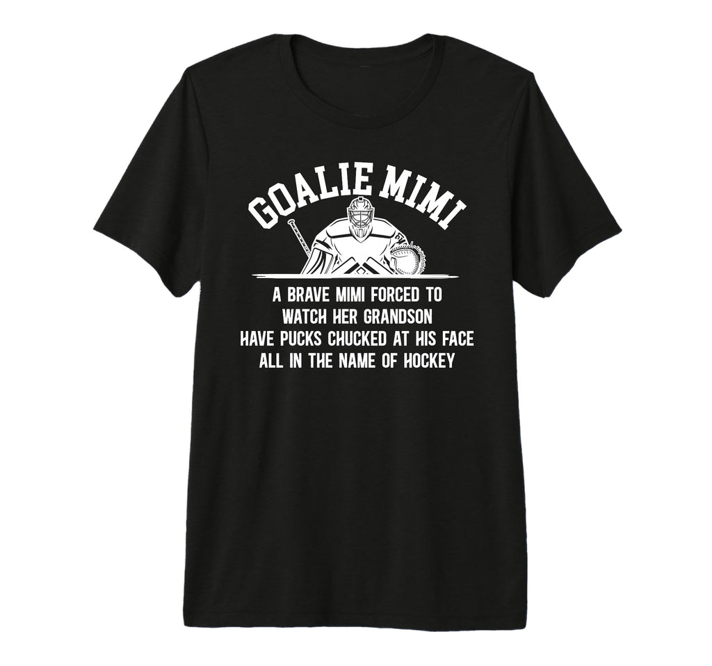 Hockey Goalie Mimi Hockey Keeper T-Shirt - Custom Art Print for Adults