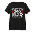 Proud Soccer Coachs Girlfriend T-Shirt - Custom Art Print for Adults