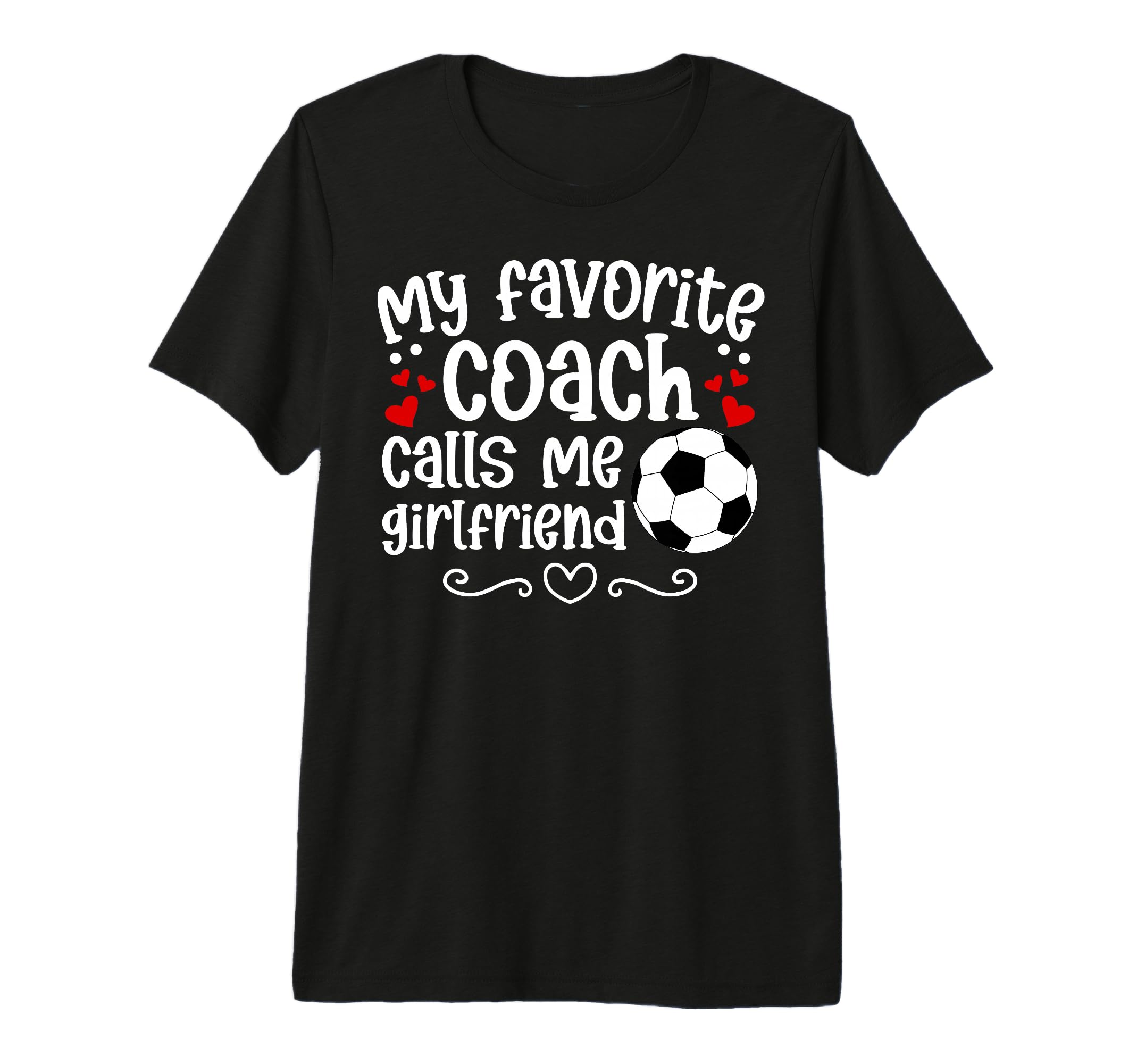 Proud Soccer Coachs Girlfriend T-Shirt - Custom Art Print for Adults