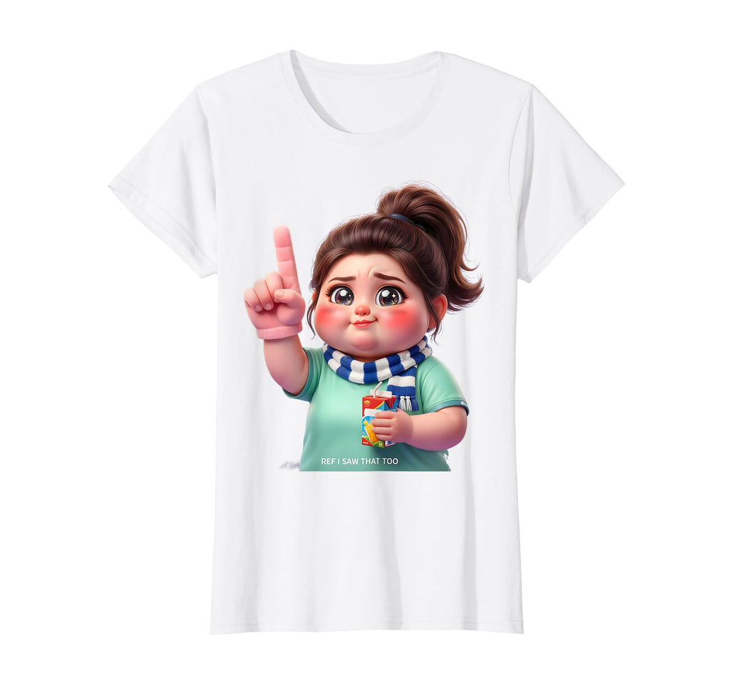 Ref I Saw That Too Funny Soccer T-Shirt - Casual Everyday Wear for Adults