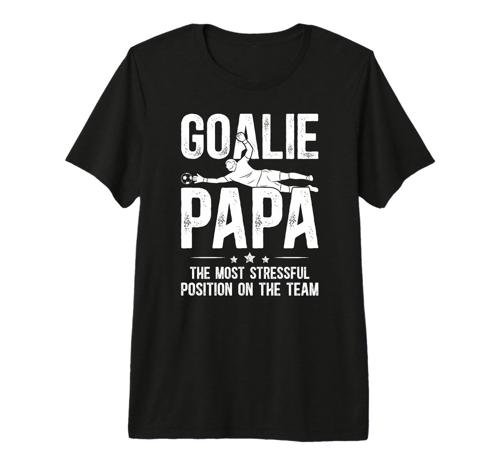 Mens Soccer Goalie Papa Definition Soccer T-Shirt - Novelty Apparel Unisex