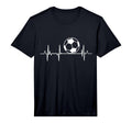 My Heart Beats Soccer Player T-Shirt - Novelty Apparel Men Women