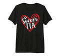 Soccer Tia Heart Tia Soccer Player Tia T-Shirt - Trendy Graphic Unisex
