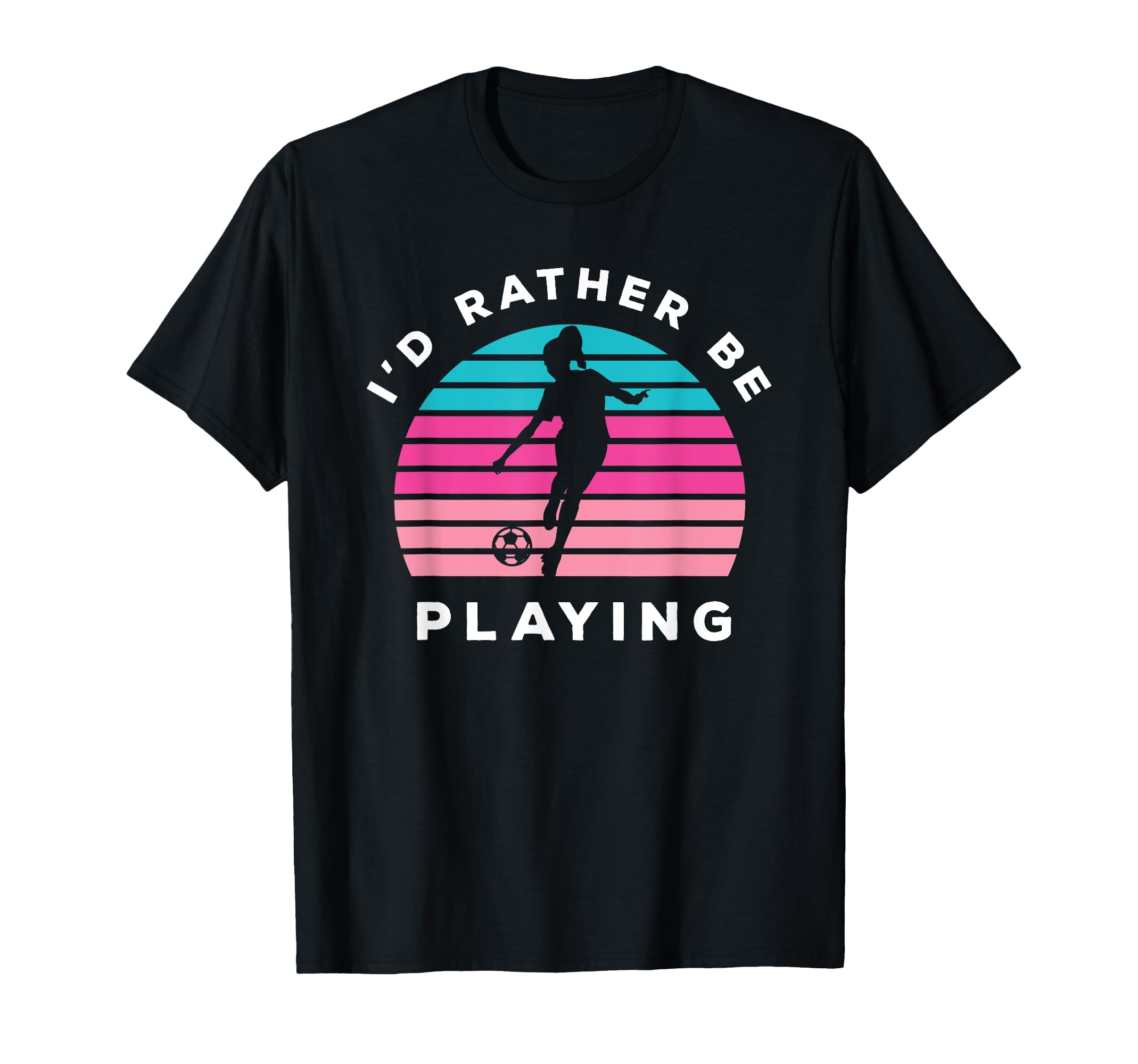 Playing Sports Id Rather Be Playing T-Shirt - Unique Graphic for Adults