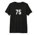 Number 75 80S 90S Soccer Team Jersey T-Shirt - Minimalist Print Men Women