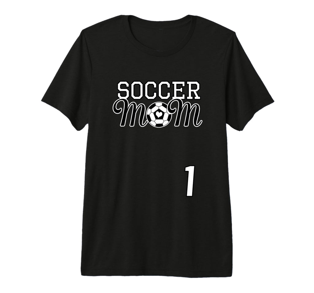 Ladies Soccer Mom Mothers Day 1 T-Shirt - Streetwear Style Men Women