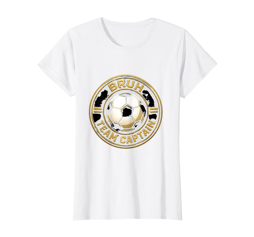 Bruh Team Captain Soccer Ball Funny T-Shirt - Fun Novelty Design for Adults