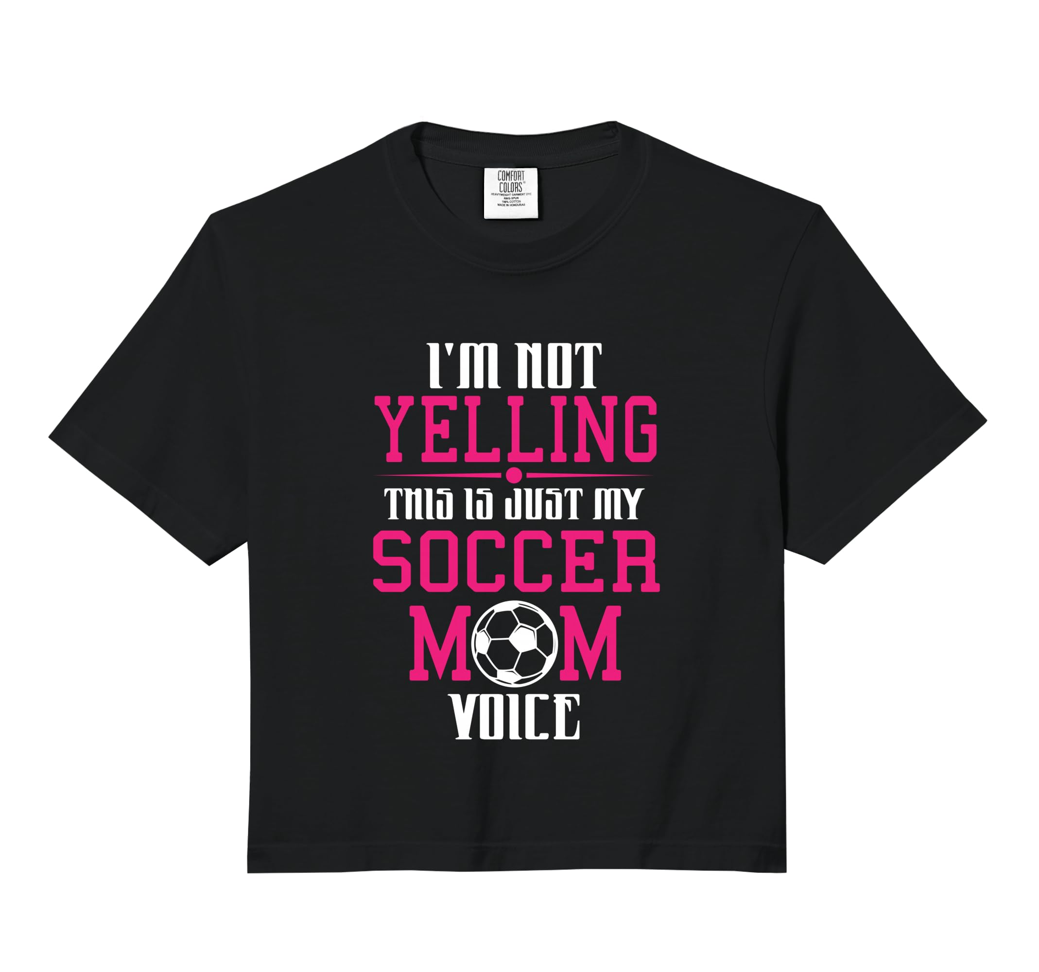 Im Not Yelling This Is My Soccer Mom Hoodie - Minimalist Print Unisex