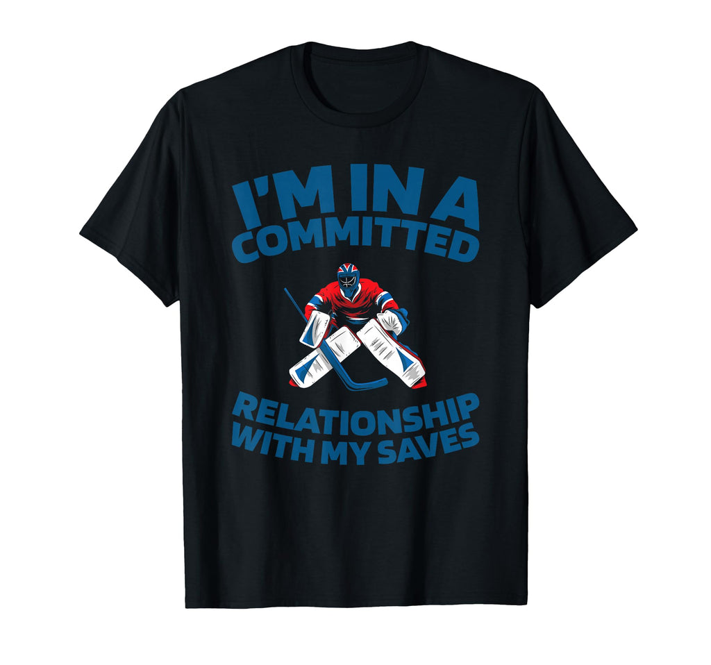 Hockey Goalkeeper Ice Hockey Goalie T-Shirt - Unique Graphic for Adults