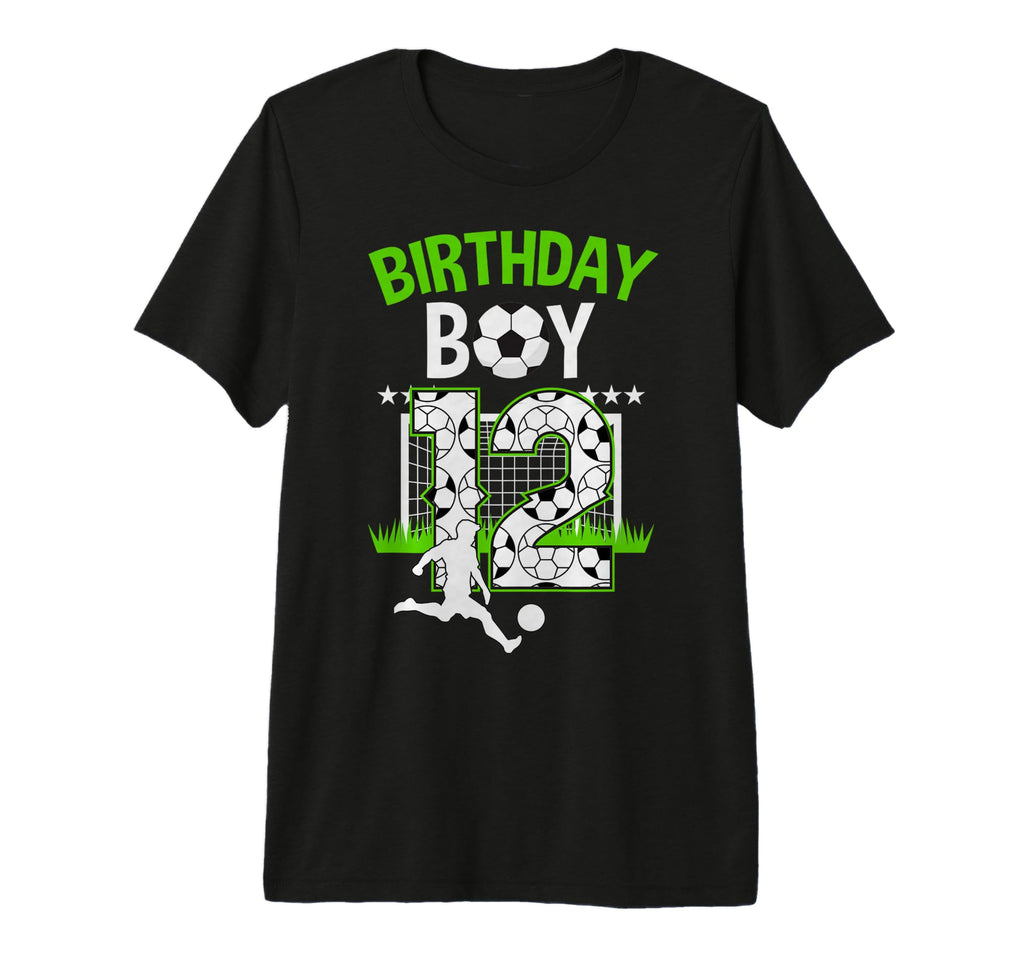 Birthday Soccer 12 Year Old Who T-Shirt - Fun Novelty Design for Adults