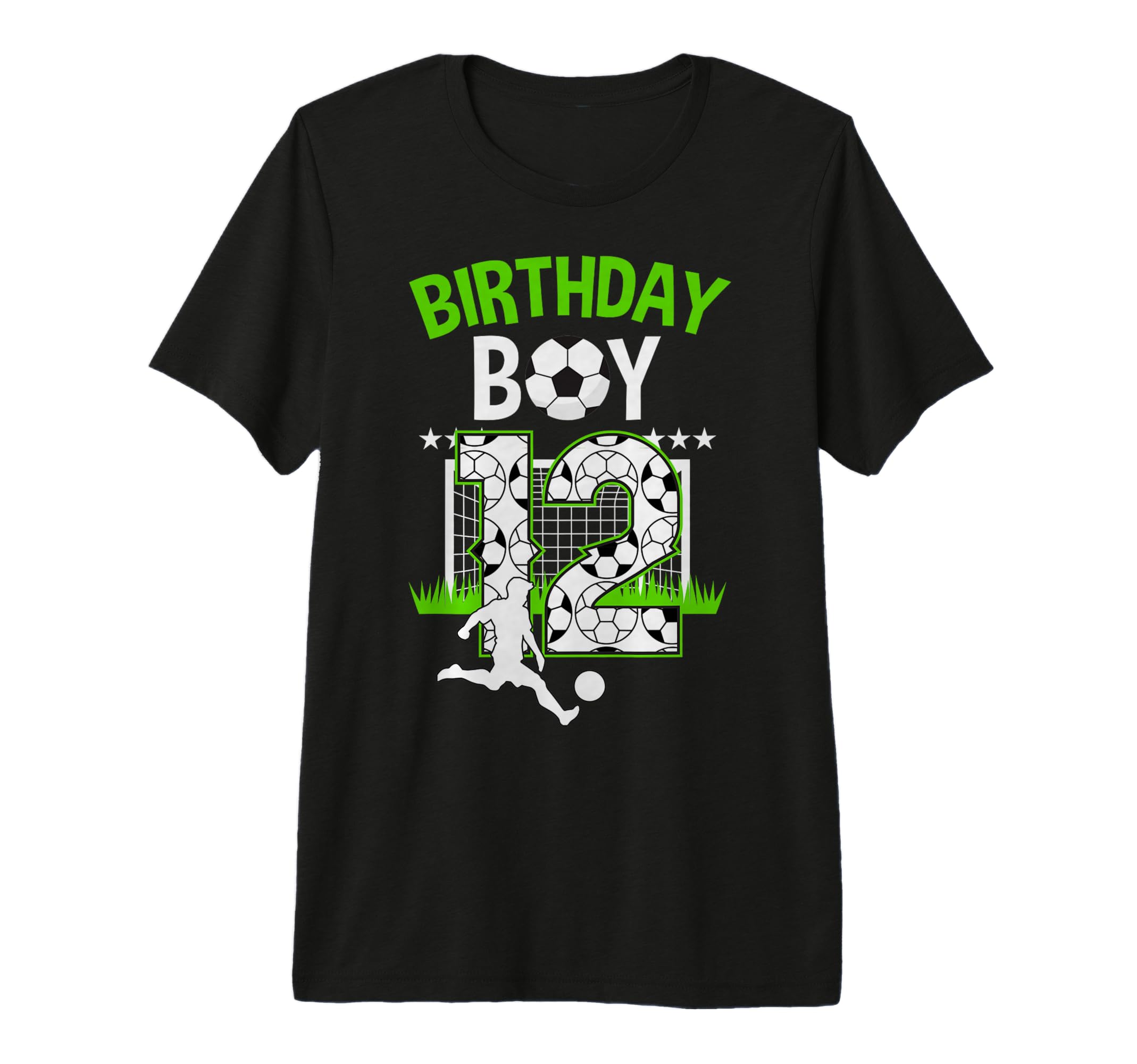 Birthday Soccer 12 Year Old Who T-Shirt - Fun Novelty Design for Adults
