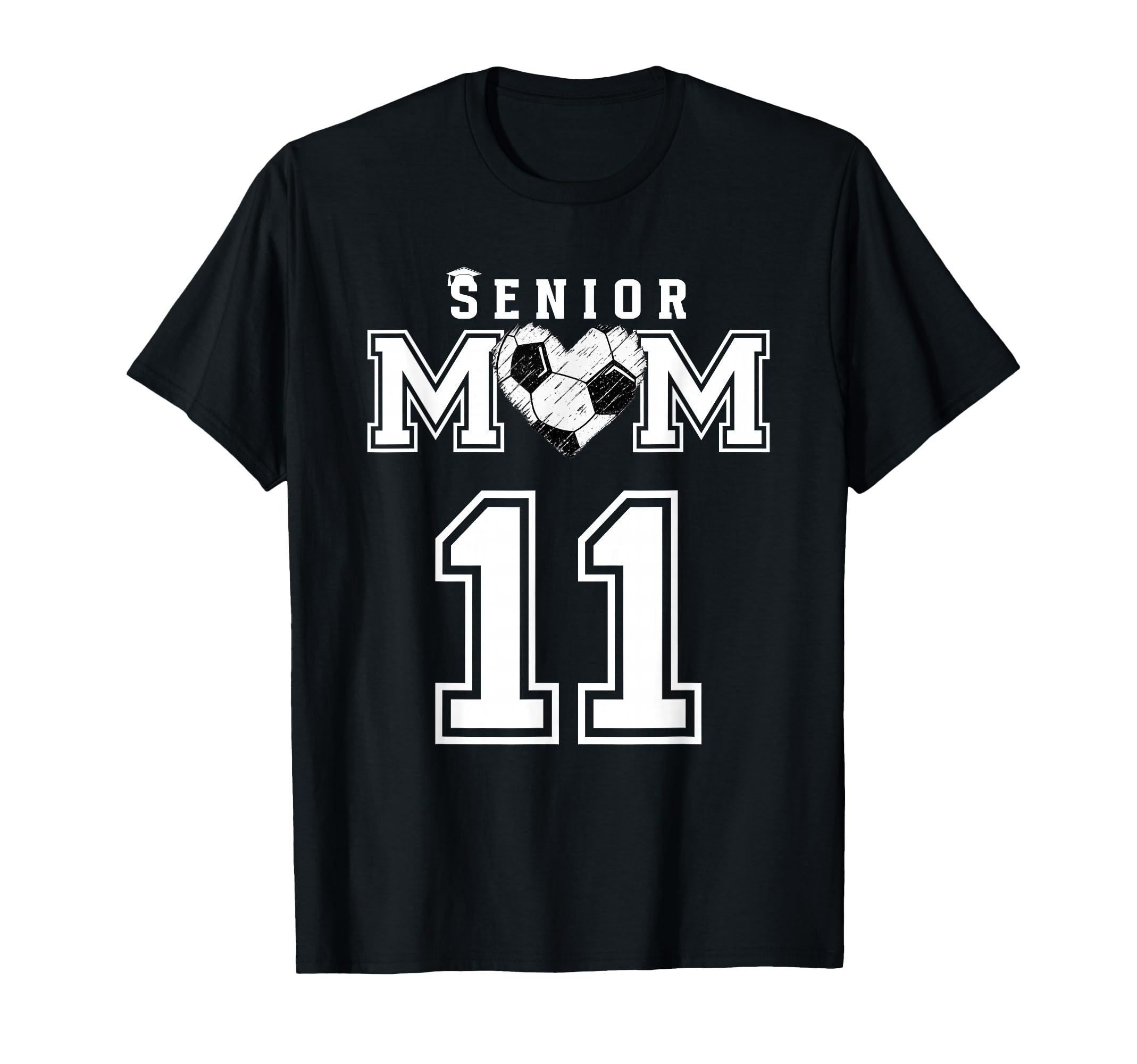 Proud Senior Soccer Mom Custom Jersey T-Shirt - Unique Graphic Unisex