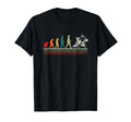 Ice Hockey Goalie Goalkeeper Evolution T-Shirt - Fun Novelty Design Unisex