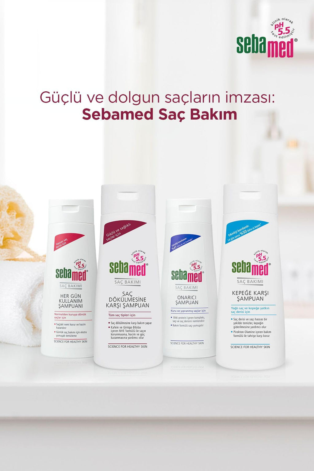 Sebamed Anti-Dandruff Shampoo 400ml - Gentle pH 5.5 Formulation for Scalp Care
