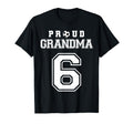 Number 6 Custom Proud Soccer Futbol T-Shirt - Aesthetic Graphic Unisex