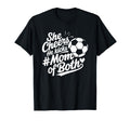 Soccer Player Mother And Goalkeeper T-Shirt - Minimalist Print Unisex
