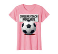 Sideline Coach Soccer Mom T-Shirt - Unique Graphic Men Women