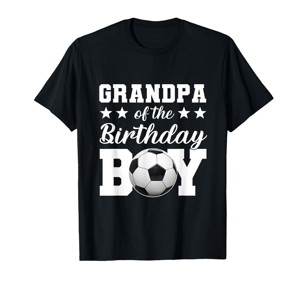 Grandpa Birthday Soccer Birthday Family T-Shirt - Graphic Print Men Women