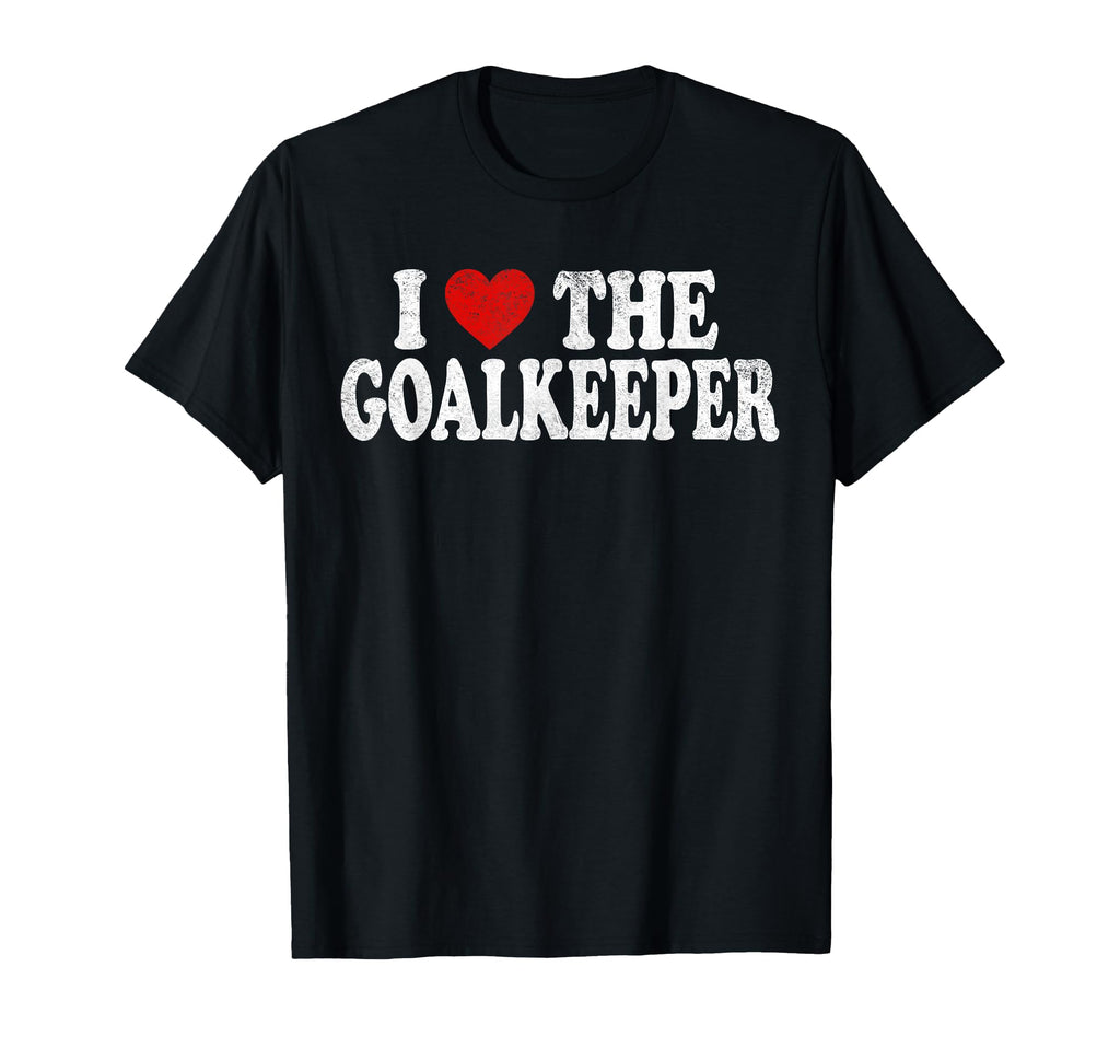 I Heart Love Goalkeeper T-Shirt - Graphic Print for Adults