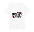 Bow Up Kick It Soccers Motivational T-Shirt - Fun Novelty Design Unisex