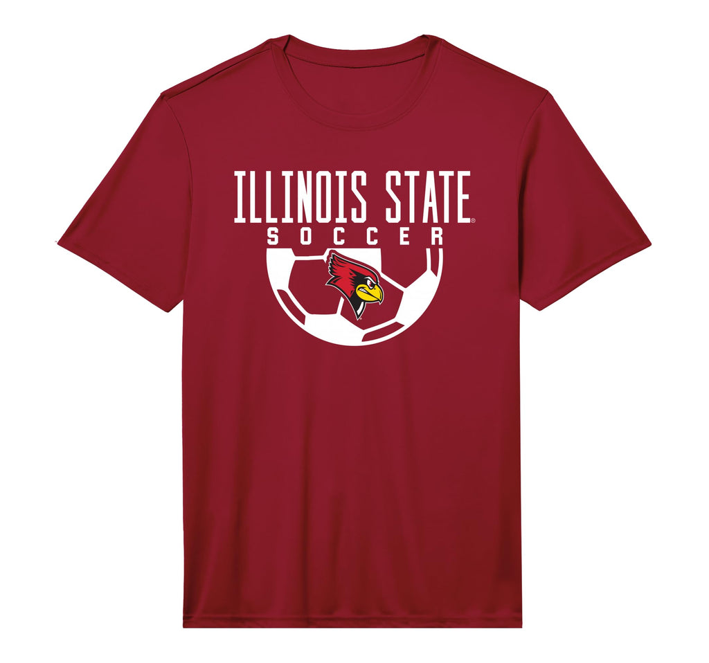 Illinois State University Redbirds Soccer T-Shirt - Novelty Apparel Unisex