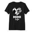Mimi Life Heart Funny Soccer Hockey T-Shirt - Graphic Print for Adults