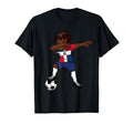 Dabbing Soccer Dominican Republic Gift T-Shirt - Aesthetic Graphic Unisex