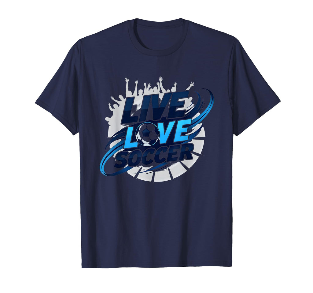 Soccer Mom Live Love Soccer Sweatshirt - Streetwear Style Men Women