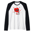 Heart Playing Soccer Love Sports Hoodie - Minimalist Print Men Women