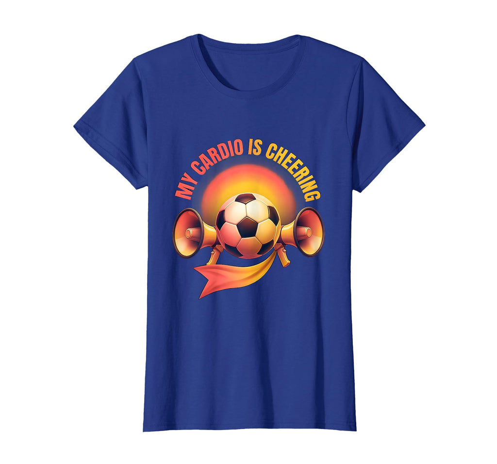 My Cardio Is Cheering Soccer Mom T-Shirt - Novelty Apparel Unisex