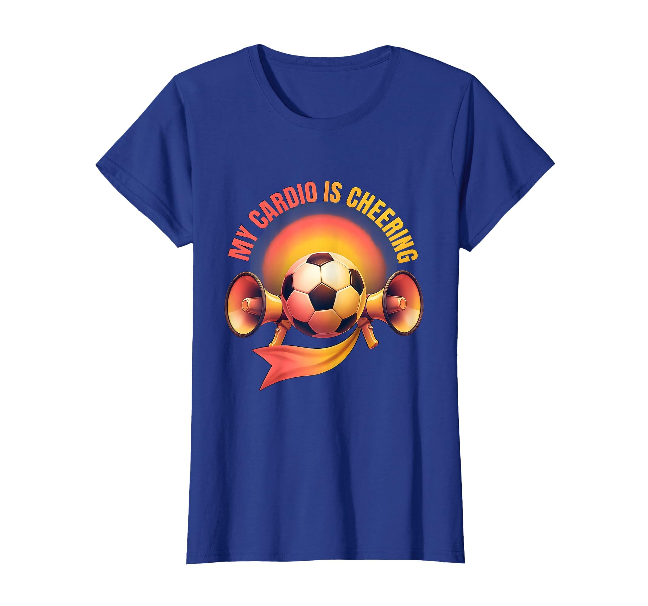 My Cardio Is Cheering Soccer Mom T-Shirt - Novelty Apparel Unisex