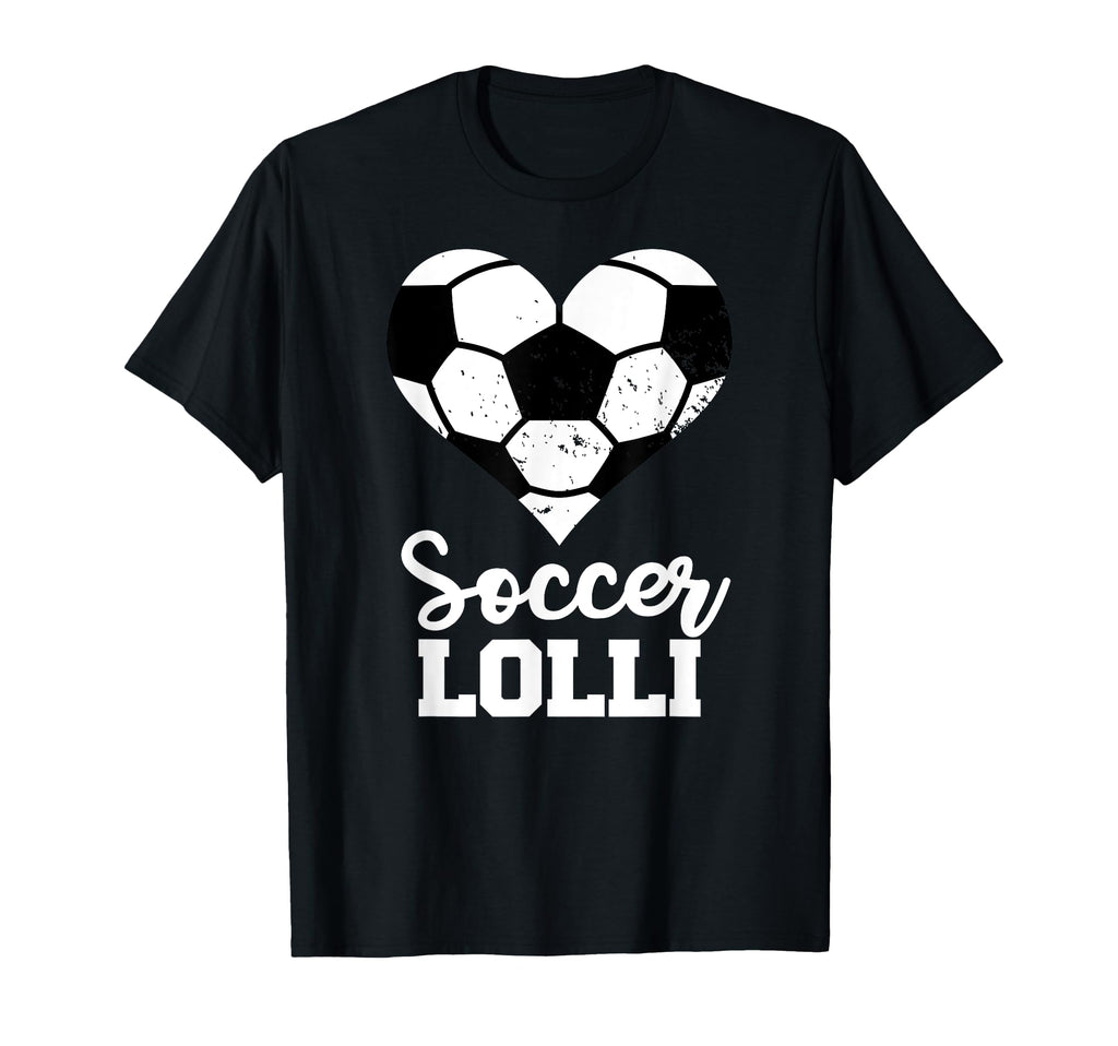 Soccer Lolli Funny Soccer Heart T-Shirt - Streetwear Style Men Women