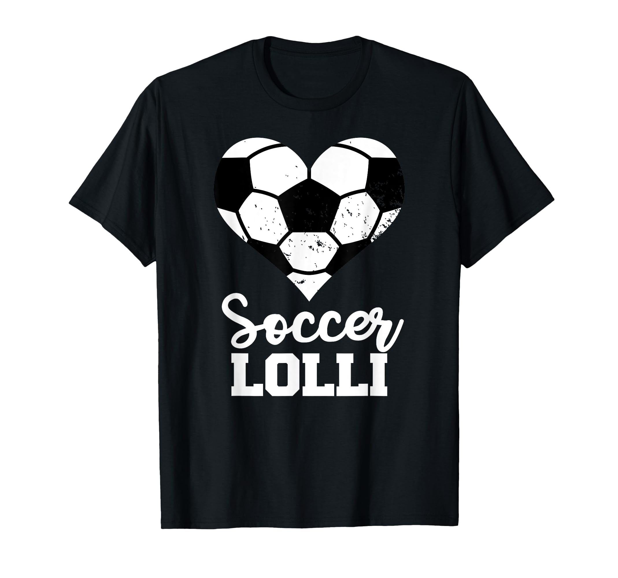 Soccer Lolli Funny Soccer Heart T-Shirt - Streetwear Style Men Women