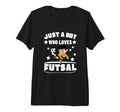 Futsal Player Just Who Loves Futsal Tri T-Shirt - Unique Graphic Unisex