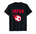 Japan Soccer Football Japanese T-Shirt - Casual Everyday Wear for Adults
