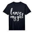 Love My Soccer Football Sports Mom Dad T-Shirt - Graphic Print Unisex