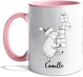 Personalized Name Sheep Lover Coffee Mug, Funny Sheep White Cup Gift For Men Women Dad Mom Daughter Son, Custom Sheeps Accent Ceramic Teacup 11 15 Oz, Sheeps Travel Mug Gift for Birthday Christmas