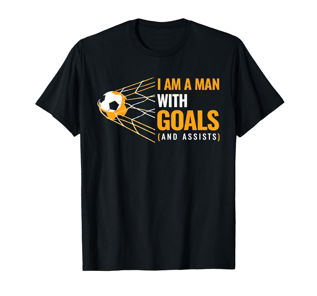 Mens Motivational Goals I Am Goals T-Shirt - Unique Graphic for Adults