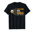 Mens Motivational Goals I Am Goals T-Shirt - Unique Graphic for Adults